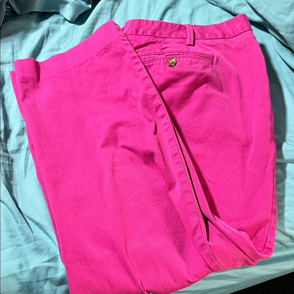 Lands' End Vibrant Pink Women's Chinos
